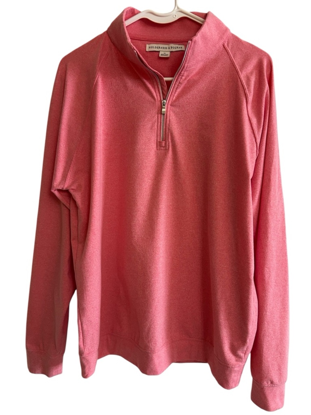 Holderness & Bourne Men’s Coral Quarter-Zip Pullover